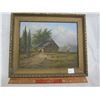 Image 1 : FRAMED NAIVE OIL PAINTING