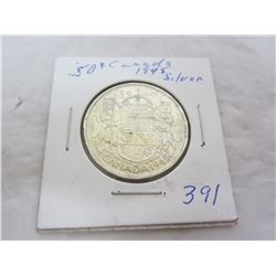 CANADIAN 1945 FIFTY CENT PIECE
