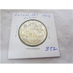 CANADIAN 1952 FIFTY CENT PIECE