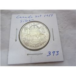 CANADIAN 1954 FIFTY CENT PIECE