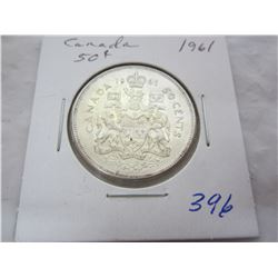 CANADIAN 1961 FIFTY CENT PIECE