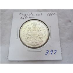 CANADIAN 1962 FIFTY CENT PIECE
