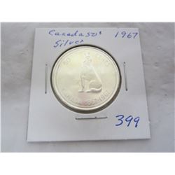 CANADIAN 1967 FIFTY CENT PIECE