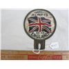 Image 1 : RARE WW 2 THERE WILL ALWAYS BE A ENGLAND LICENSE PLATE TOPPER