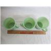 Image 2 : LOT OF 3 JADITE FIRE KING D HANDLED MUGS
