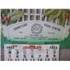 Image 3 : 1965 EMBOSSED CALENDAR - SUNNY SIDE - NORTH BATTLEFORD - CUT OUT DESIGN