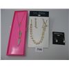 Image 1 : COSTUME JEWERY - LOT OF 3 PIECES NAMED  (JESSICA,  TARA VANESSA,  & VICTORIA SECRET)
