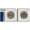 Image 1 : 2020 HAIDA GRIZZLY BEAR - COLOURED AND NON COLOURED - $2.00 COINS - UNCIRCULATED