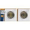 Image 1 : 2020 75TH ANNIVERSARY - END OF WW II - $2.00 COINS - COLOURED & NON COLOURED