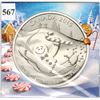 Image 1 : 2015 CANADIAN $20 SILVER COIN - .9999 PURE SILVER - GINGERBREAD MAN