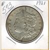 Image 1 : 1921      UNTIED STATED MORGAN DOLLAR