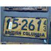 Image 1 : 1943 BC LICENSE PLATE