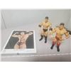 Image 1 : RANDY ORTON SIGNED PICTURE AND 2 FIGURES
