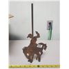 Image 1 : IRON PAPER TOWEL HOLDER COWBOY