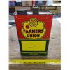 Image 1 : FARMER'S UNION CO-OP GALLON OIL CAN