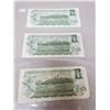 Image 5 : 3 $1.00 ONE DOLLAR BILLS - 1973