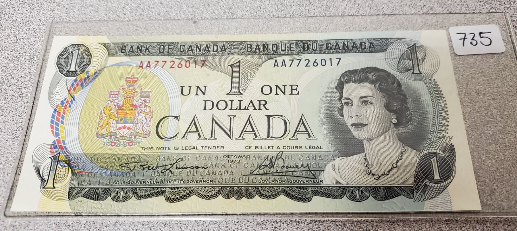 ONE 1973 CANADIAN 1.00 ONE DOLLAR BILL ONE 1973 CANADIAN 1.00 ONE DOLLAR BILL