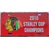 Image 1 : CHICAGO BLACKHAWK 2010 STANLEY CUP LICENSE PLATE