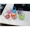 Image 1 : 6 COLOURED SHOT GLASSES