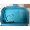 Image 4 : BLUE PLEATHER SUITCASE