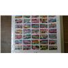 Image 3 : USA 50 STAMPS FROM STATES FULL SHEET WITH GREETING FROM SERIES