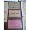 Image 7 : 3 RATION BOOKS, AND VINTAGE CANADIAN MAPS