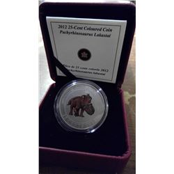 CANADA 2012 25CENT PACHYRHINSAURUS