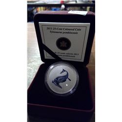 CANADA 2013 25CENT TYLOSAURUS PEMBINENSIS