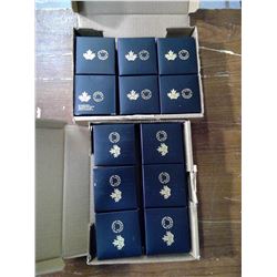 CANADA 2018 5$ SET OF 12 COINS MONTHLY BIRTHSTONES