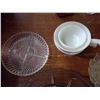 Image 2 : CORELLE, OVEN PROOF, DIVIDER DISHES & PRESSED GLASS