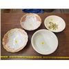 Image 2 : 4 LARGE CERAMIC MIXING BOWLS 3 JAPAN 1 ENGLAND