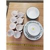 Image 4 : DISHES- CORELLE/CORNING LG/MD/SM PLATES & BOWLS AS WELL AS SERVING DISH