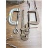 Image 2 : ANTIQUE FUNNEL, CLAMPS, HAIR CUTTERS, CANNING TOOLS AND 40'S TRUCK MIRROR