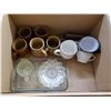 Image 2 : BOX LOT OF GLASSWARE