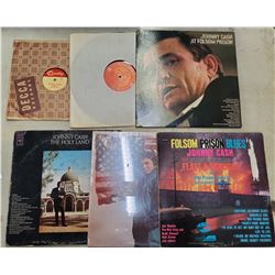6 JOHNNY CASH RECORDS