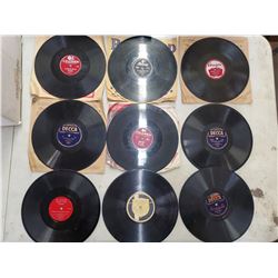 9 78 RPM SINGLES