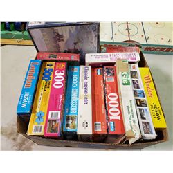 BOX OF PUZZLES