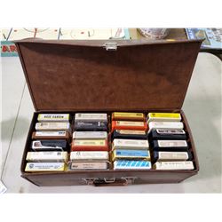 LOT OF 8 TRACKS IN CASE