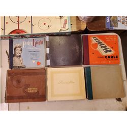 LARGE LOT OF 78 RPM RECORDS IN ALBUMS