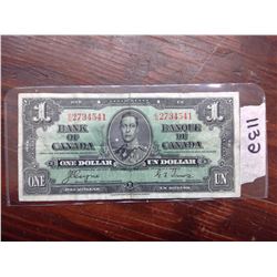 1937 1$ BILL (GORDON TOWERS)