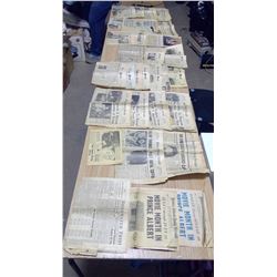 Vintage Newspapers- Star Weekly, Prince Albert Daily Herald, Kinistino, Birchills,