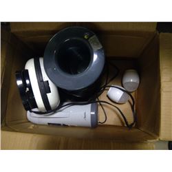 Kitchen Appliances - Aladdin 1 Quart Thermos, Sunbeam Wine Chiller, Salton Mini Donut Maker, and Mic