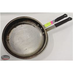 LOT OF TWO 10" FRYING PANS