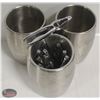 Image 1 : LOT OF 3 S/S INSULATED WINE CHILLERS W/ 12