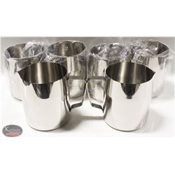 CASE OF 6 NEW JOHNSON ROSE 48 OZ FROTHING PITCHERS