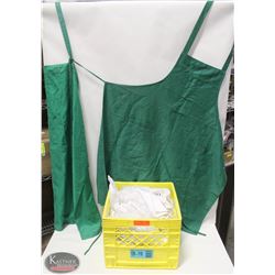 K41) BAILIFF SEIZURE: MILK CRATE W/ ASSORTED RAGS