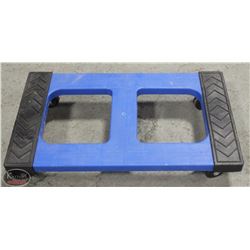 K28) BAILIFF SEIZURE: BLUE ULINE PLASTIC 4 WHEEL