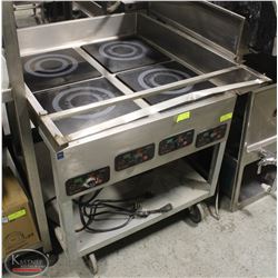 MR. INDUCTION 4-BURNER INDUCTION PLATE CART