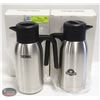 Image 1 : TWO NEW STAINLESS STEEL THERMOS M#TGM10SCDN