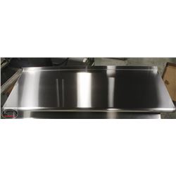 NEW WALL MOUNT S/S SHELF 18" X 48"